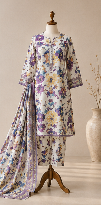Printed Lawn Suits