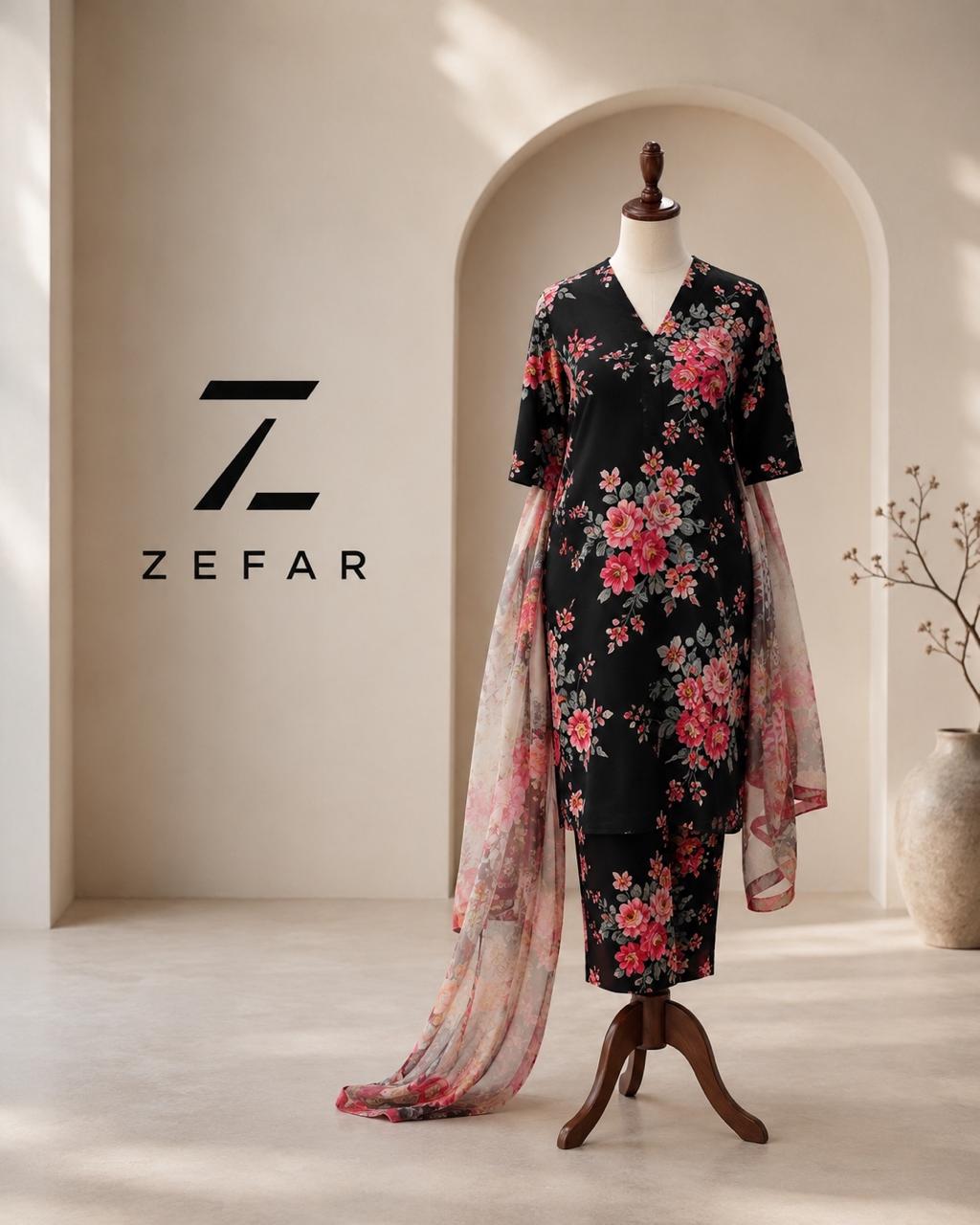 Iznik 3PC Lawn Printed Suit for Women – Premium Replica